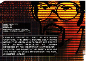 The Entity Trading Card - Back