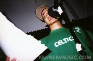 Aesop Rock Recording in the Studio, 1999